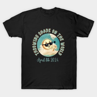 Vintage Retro Throwing Shade On The World T-Shirt